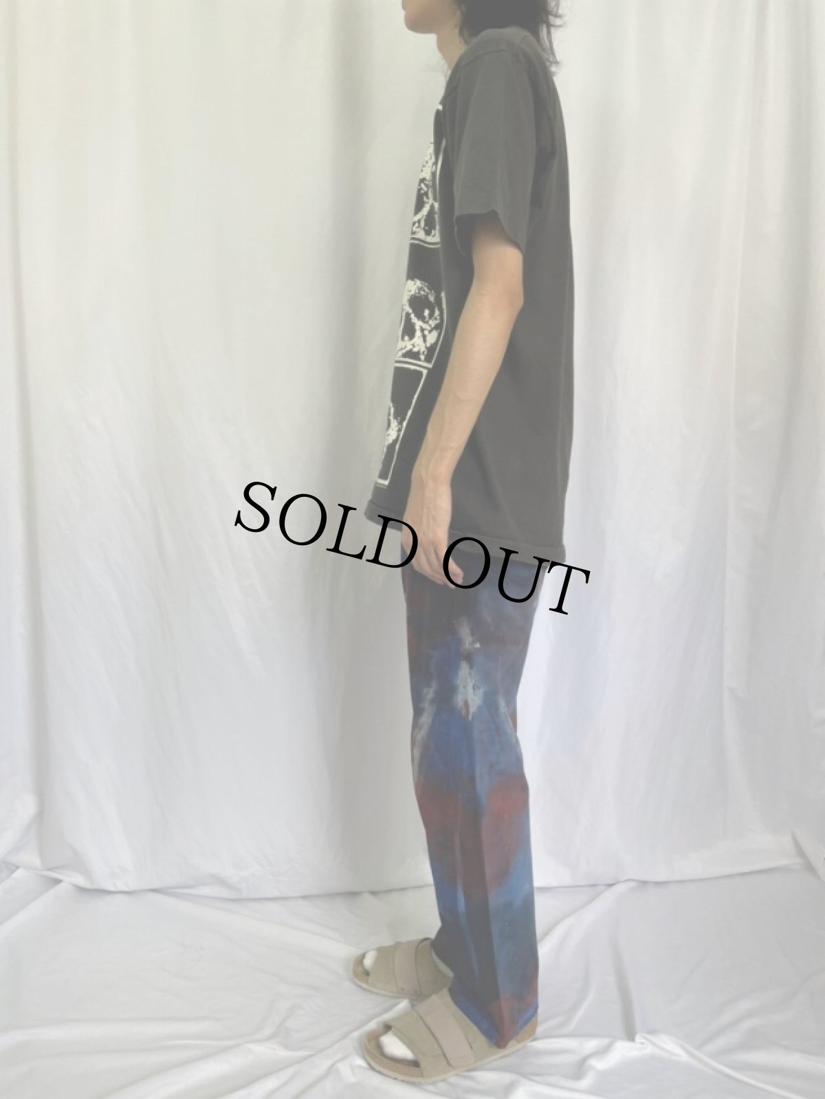 画像3: Carhartt 後染め リメイクデニムパンツ W34 (3)