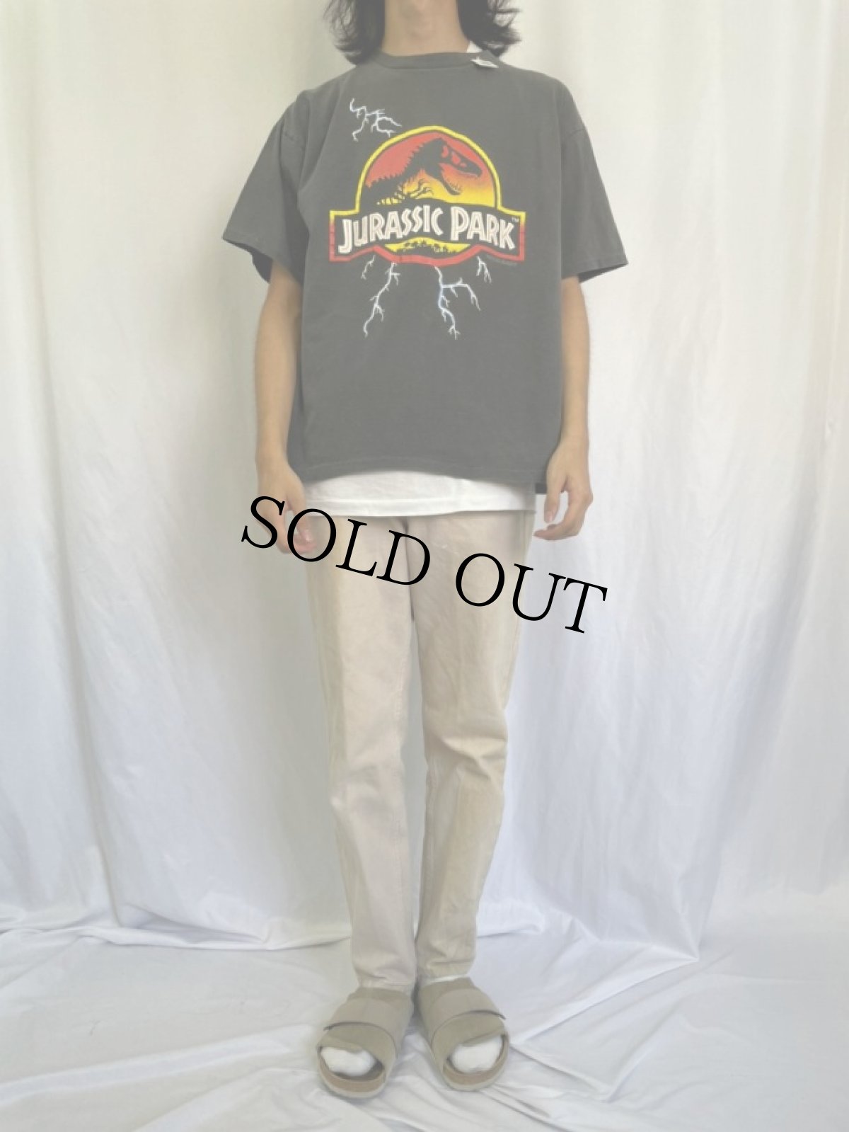 画像2: 90's JURASSIC PARK 映画プリントTシャツ (2)