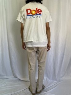 画像4: 90's Dole "HAWAII" USA製 企業ロゴTシャツ L (4)