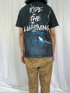 画像4: METALLICA "RIDE THE LIGHTNING" ロックバンドTシャツ L (4)