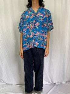 画像2: 80's Patagonia Pataloha 総柄 レーヨンアロハシャツ XL (2)