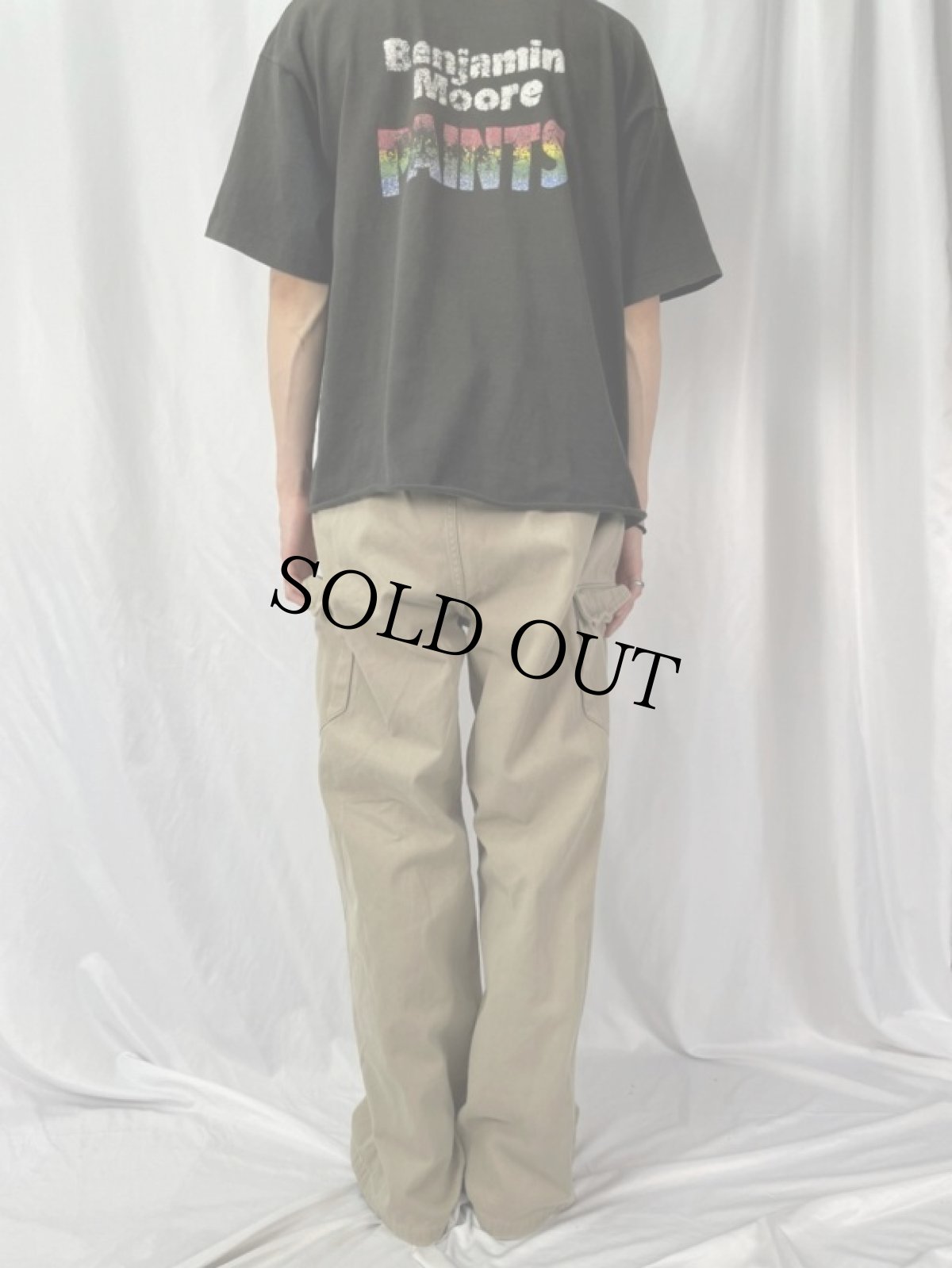 画像4: FREE WORLD TRANSPORT コットンカーゴパンツ W35 (4)