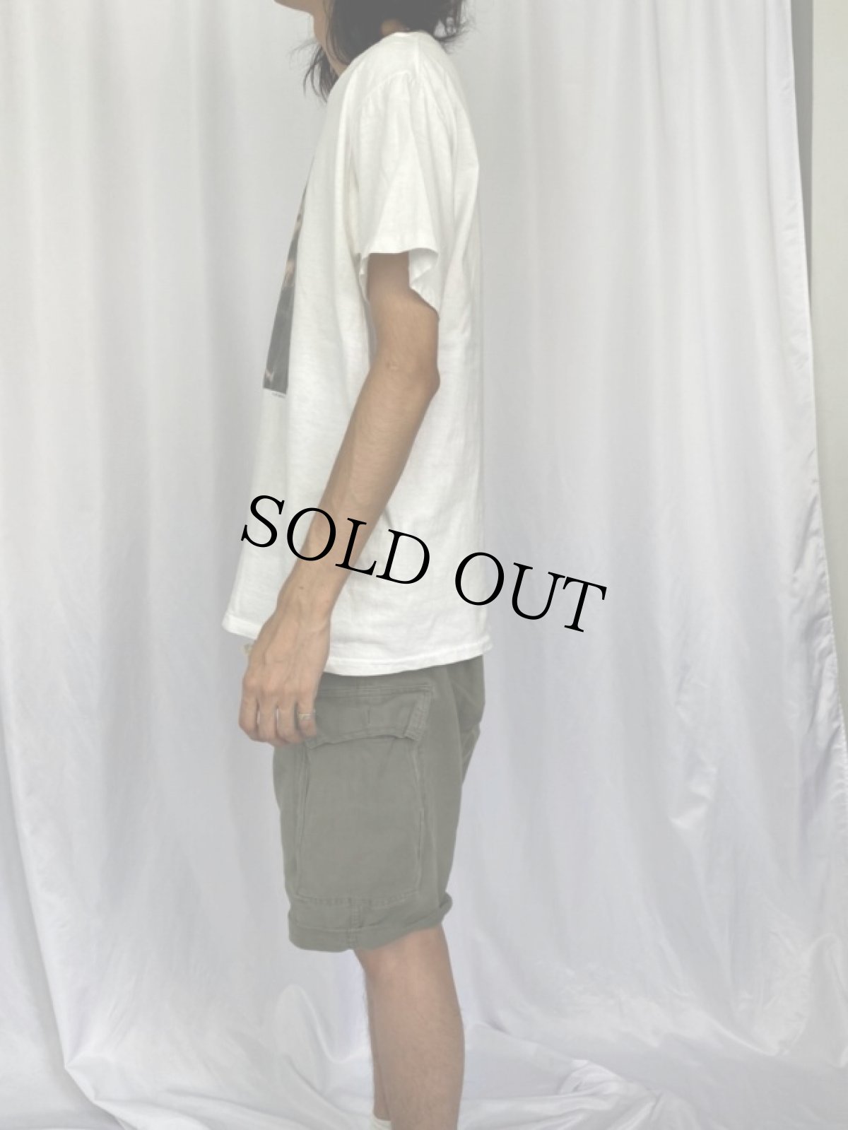 画像3: 90's Mona Lisa USA製 パロディ アートTシャツ L (3)