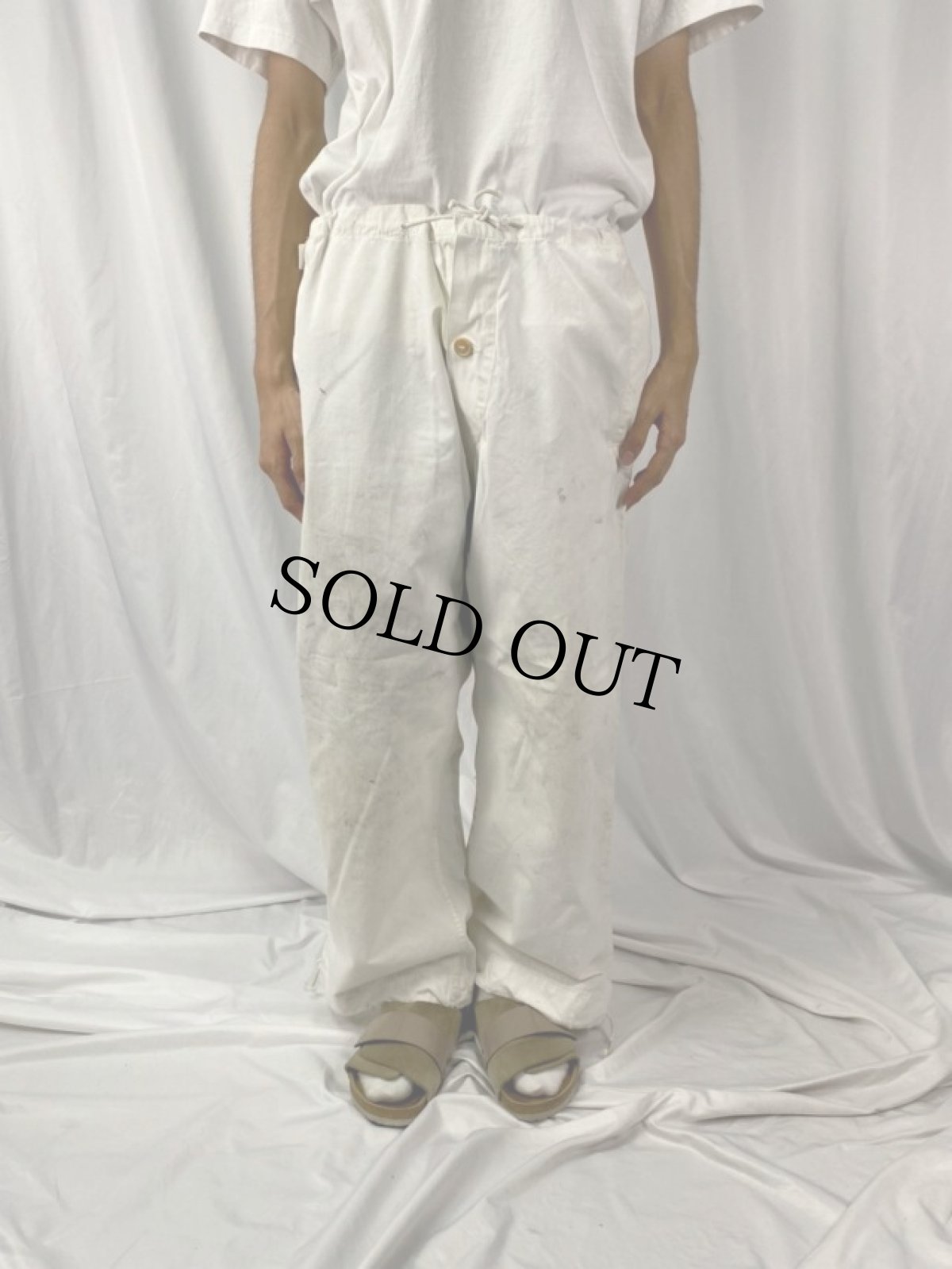 画像2: 40's U.S.ARMY Snow Camo Pants SMALL (2)