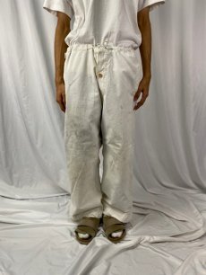 画像2: 40's U.S.ARMY Snow Camo Pants SMALL (2)