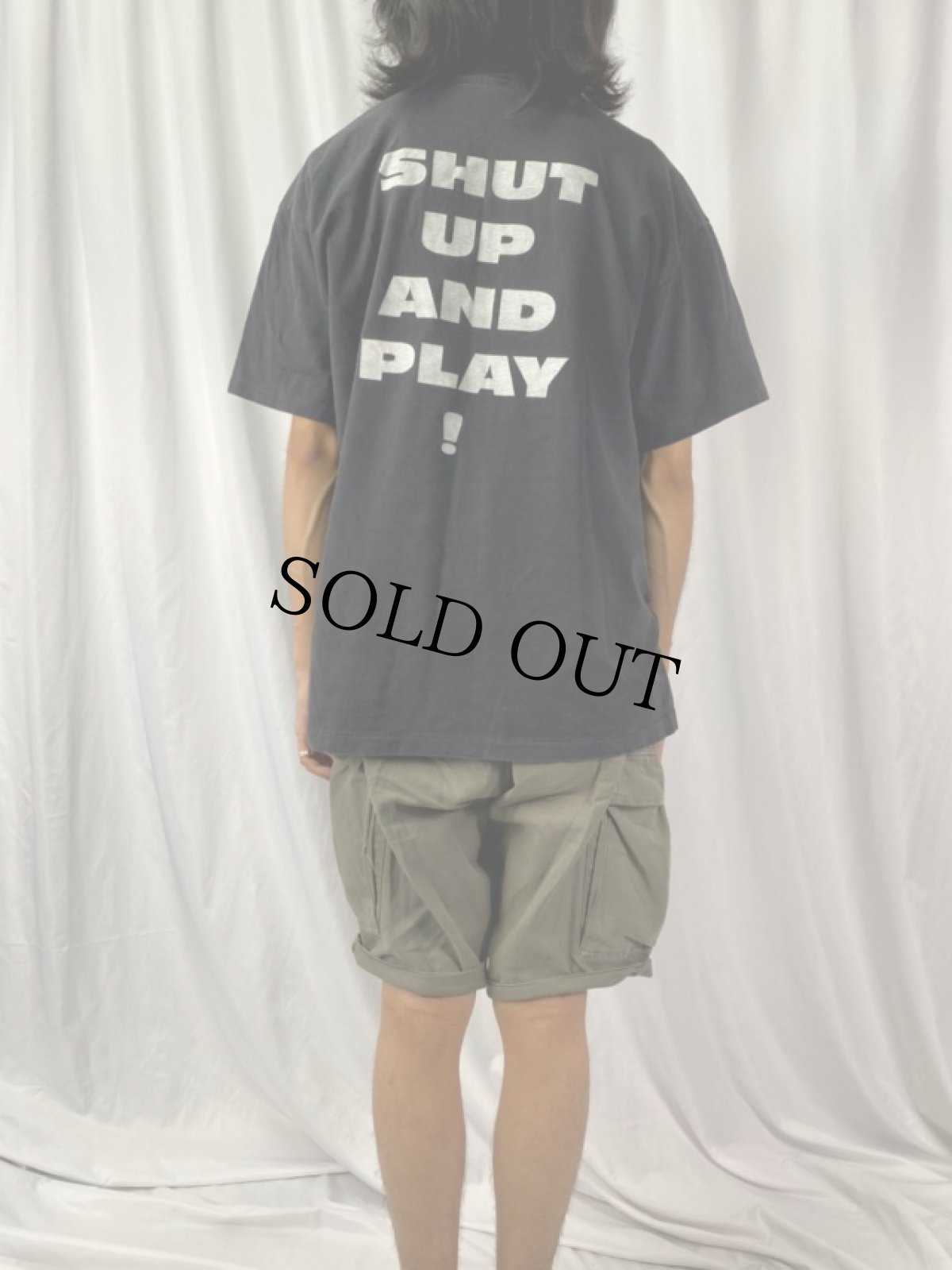 画像5: 90's Wagstaff Music "SHUT UP AND PLAY !" プリントTシャツ (5)