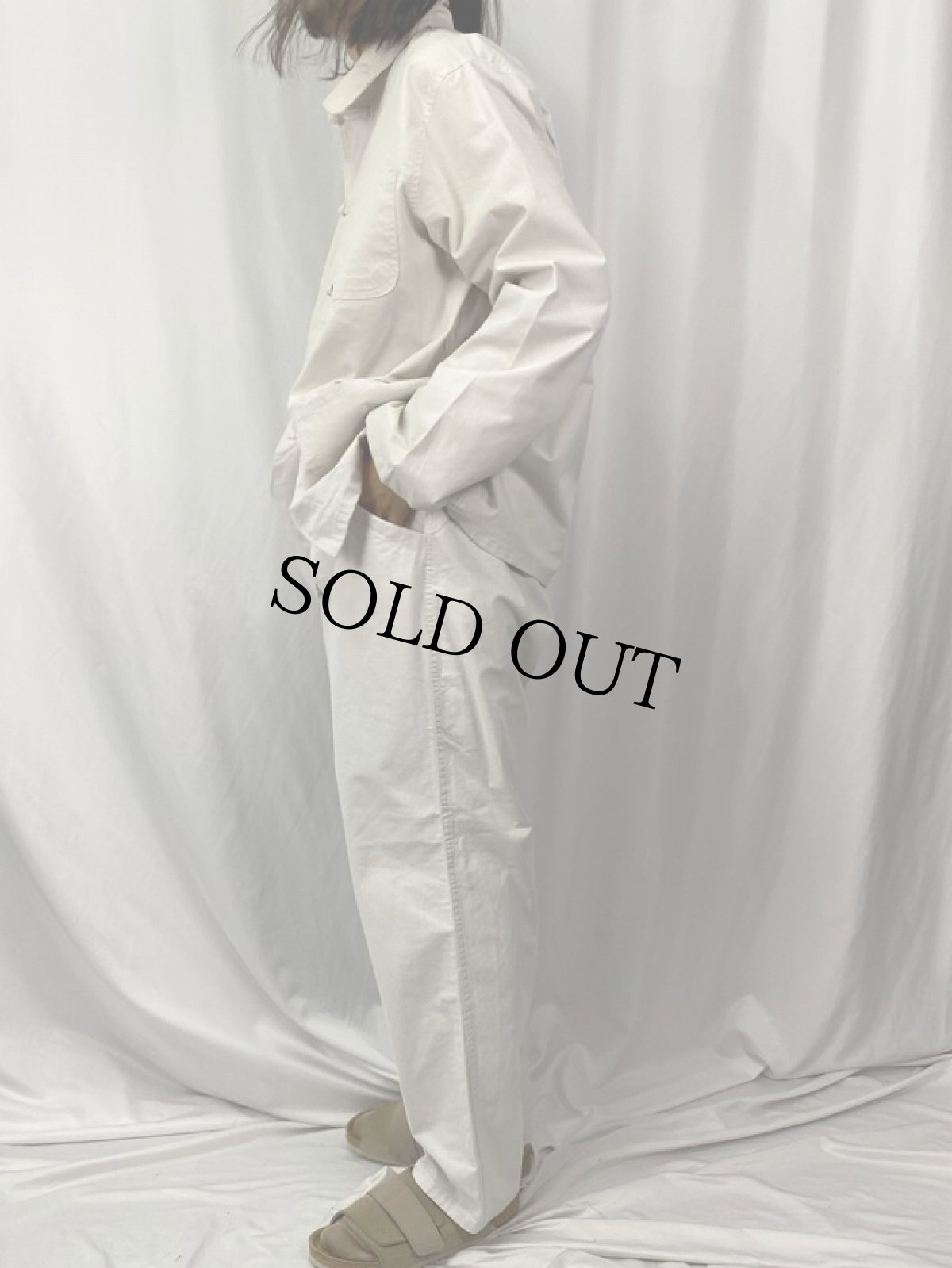 画像3: フレンチチャイナジャケット/パンツ SETUP SIZE66 (3)