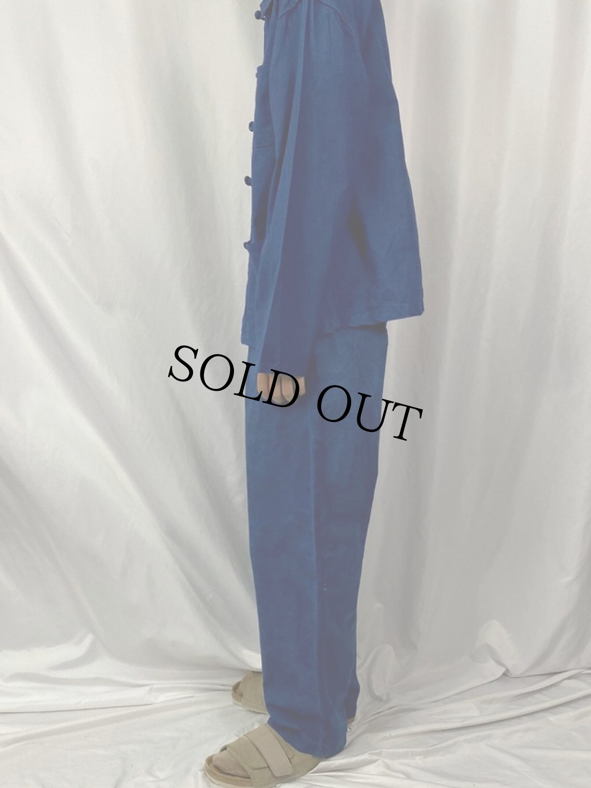 画像3: フレンチチャイナジャケット/パンツ SETUP SIZE54 (3)