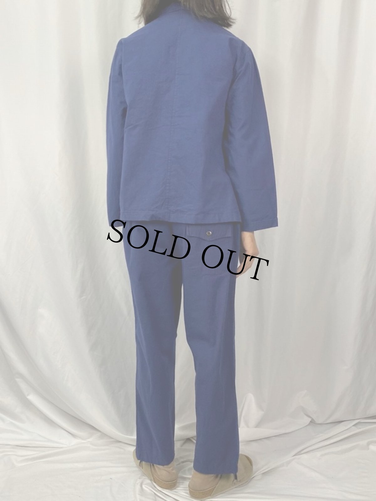 画像4: フレンチチャイナジャケット/パンツ SETUP SIZE60 (4)