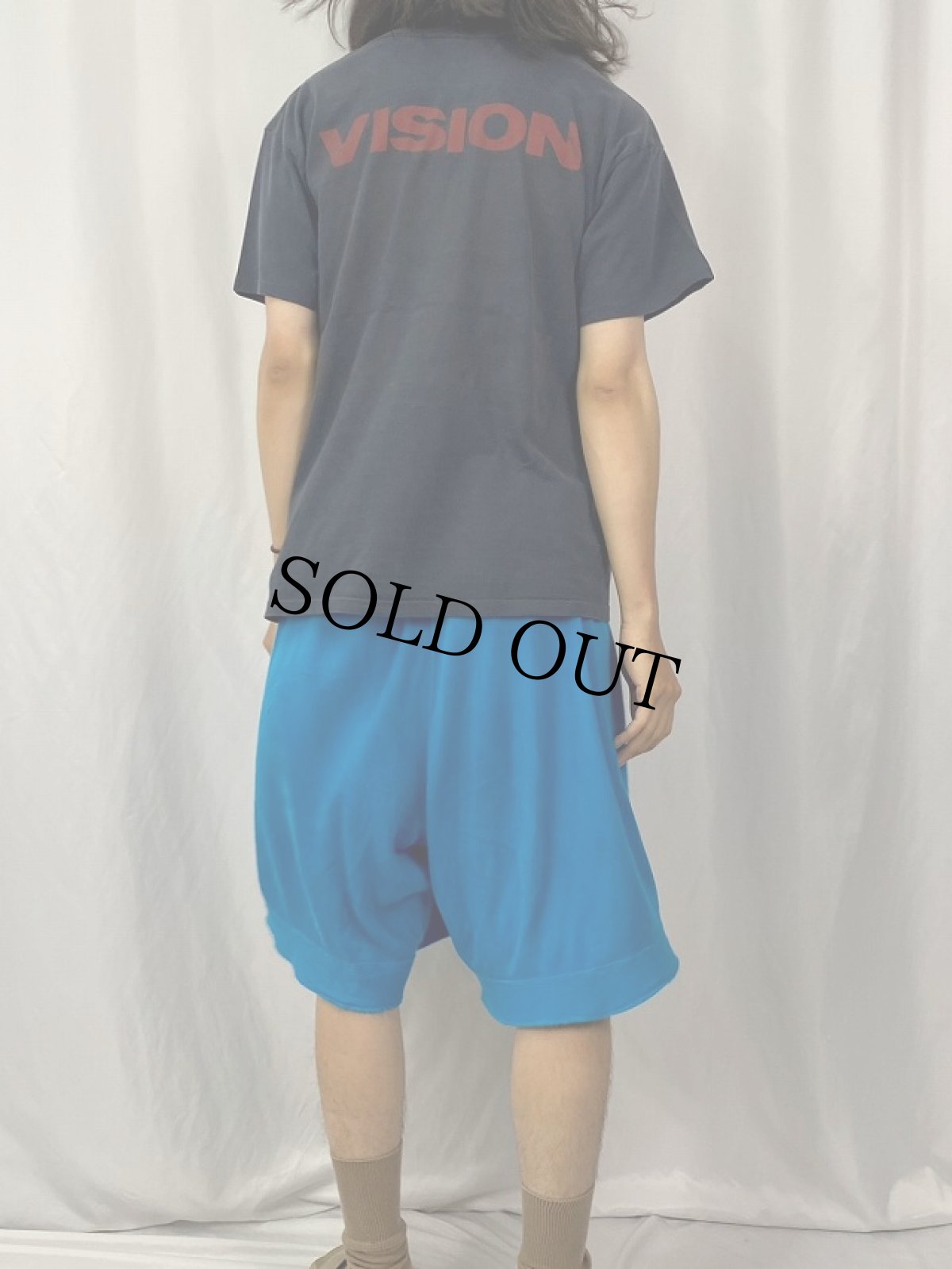 画像4: 90's VISION STREET WEAR USA製 ロゴプリントTシャツ L (4)