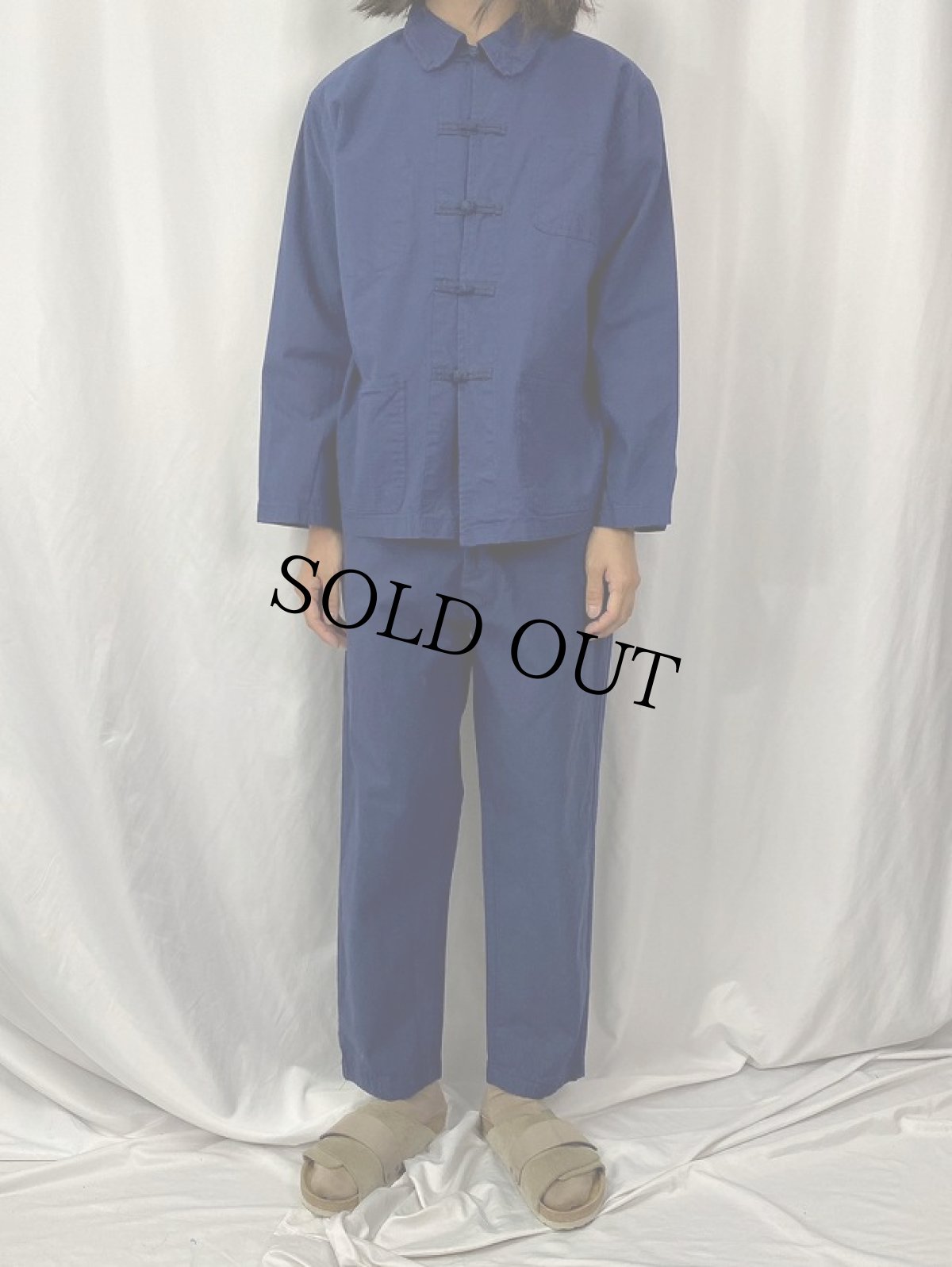 画像2: フレンチチャイナジャケット/パンツ SETUP SIZE60 (2)