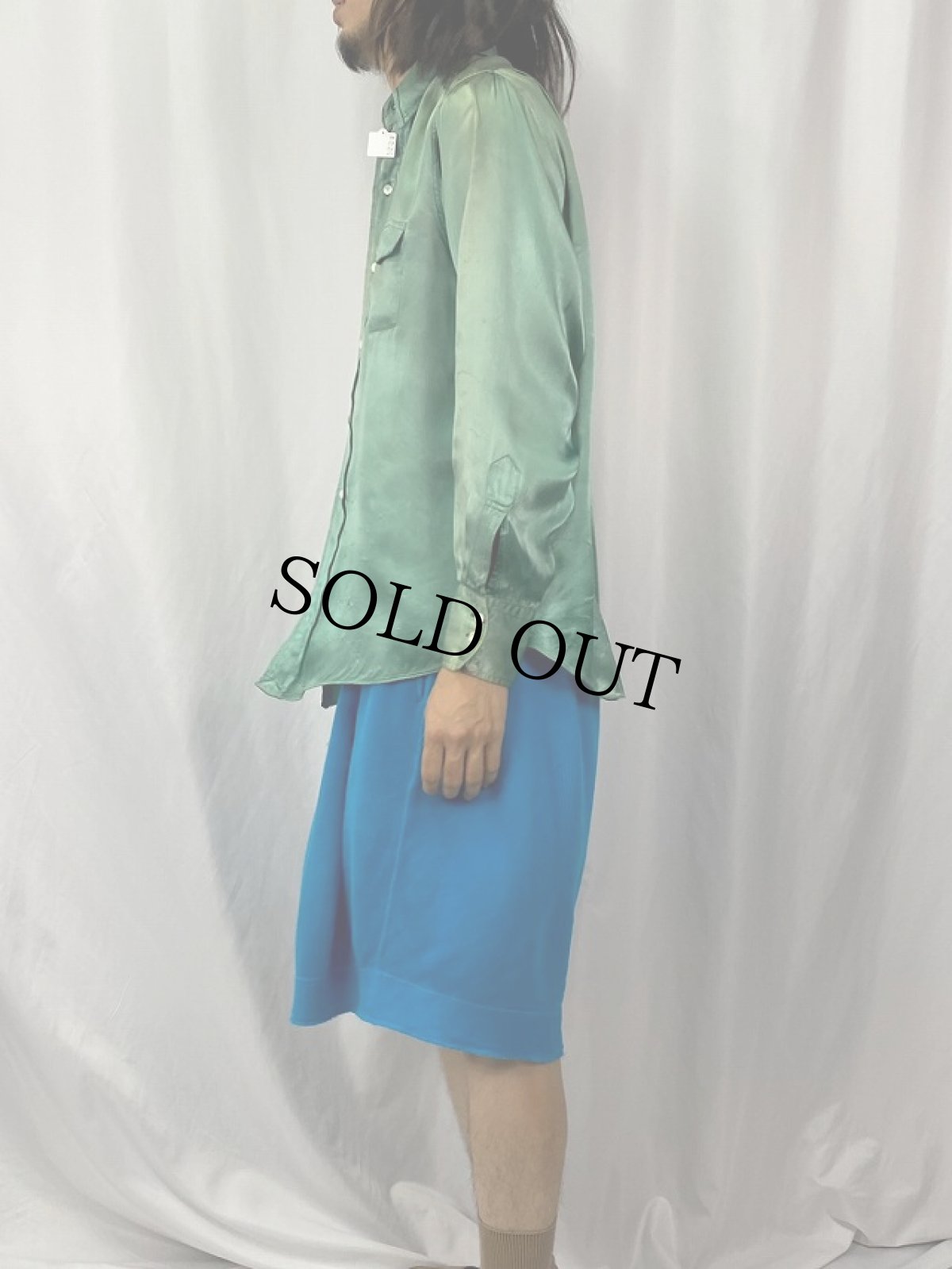 画像3: 40's PRIOR レーヨンウエスタンシャツ (3)