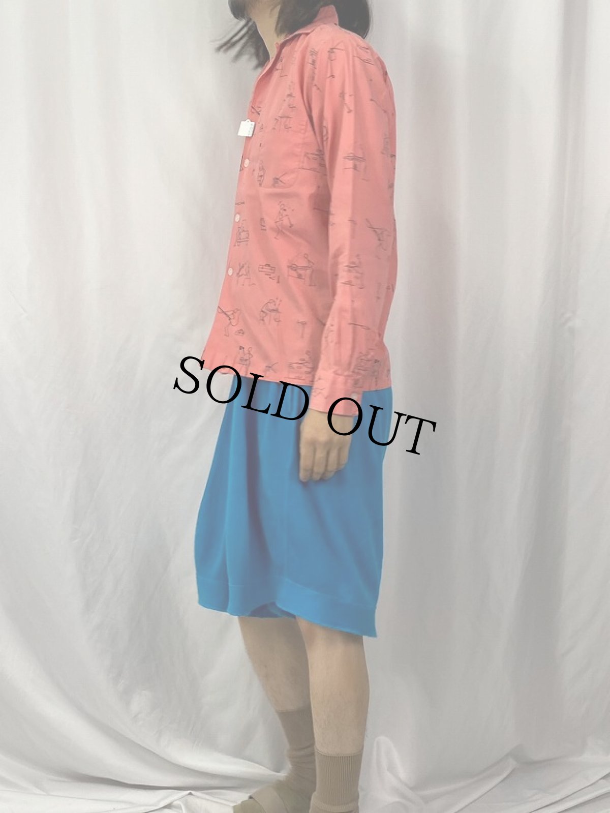 画像3: 60's Gentlemen Jr. 総柄オープンカラーシャツ (3)