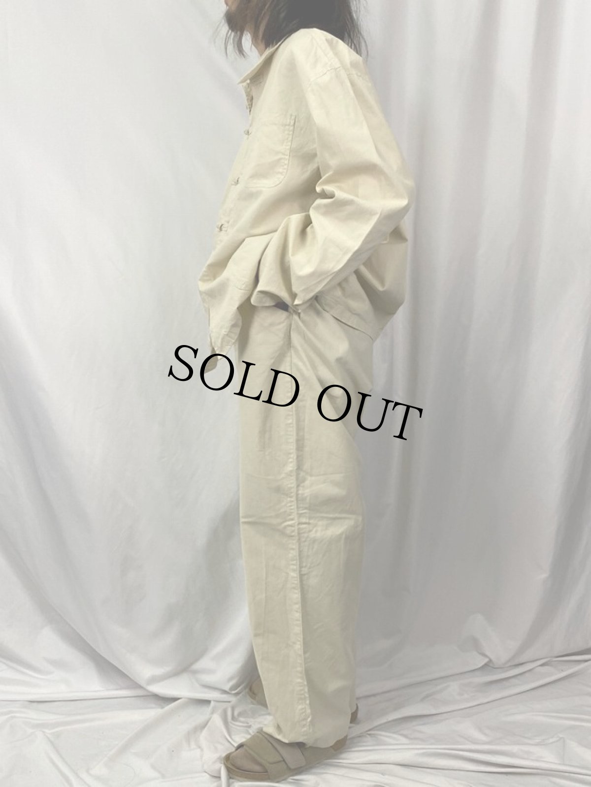 画像3: フレンチチャイナジャケット/パンツ SETUP SIZE62 (3)