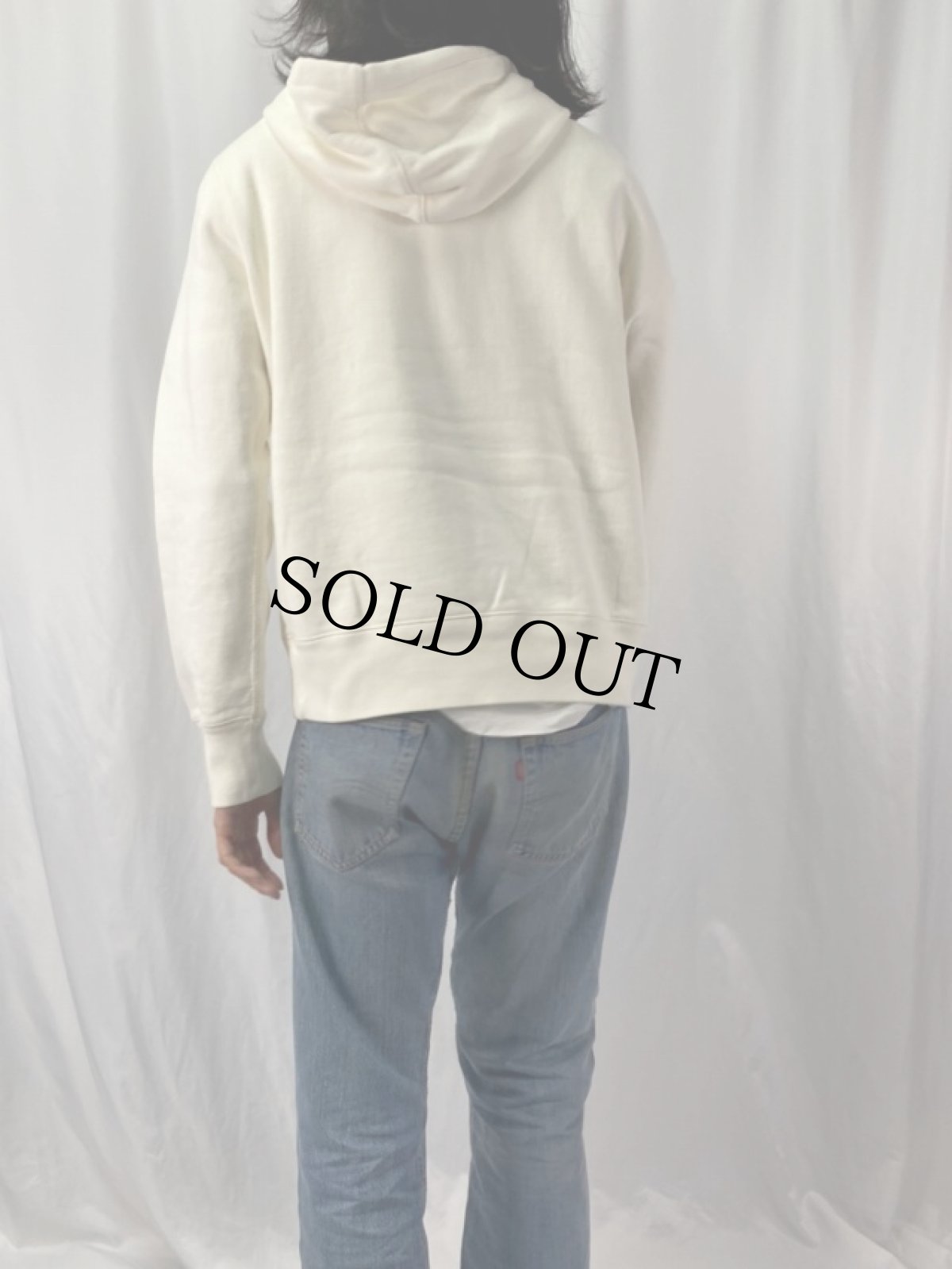 画像4: POLO Ralph Lauren ロゴ刺繍 ヘンリーネックスウェットフーディ L (4)