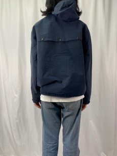 画像4: 90's POLO Ralph Lauren 64クロス クッキーパッチ付きパーカー M NAVY (4)