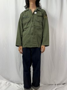 画像2: 60's U.S.ARMY パッチ付き ユーティリティシャツ 3rd (2)