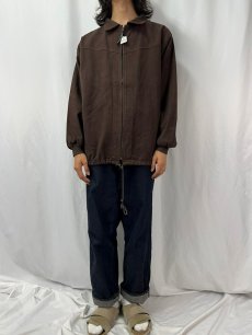 画像2: EZZE WEAR CANADA製 コットンジップジャケット XL (2)