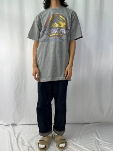 画像2: 90's JURASSIC PARK 映画プリントTシャツ XL  (2)