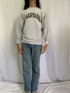 画像2: 80's Champion REVERSE WEAVE USA製 トリコタグ "HARVARD" L (2)