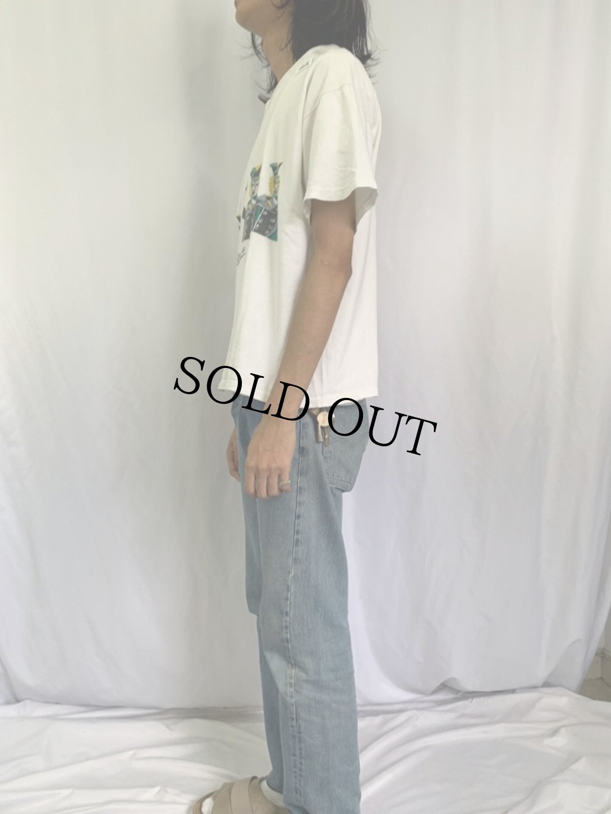 画像6: 80's Pablo Picasso アートプリントTシャツ XL (6)