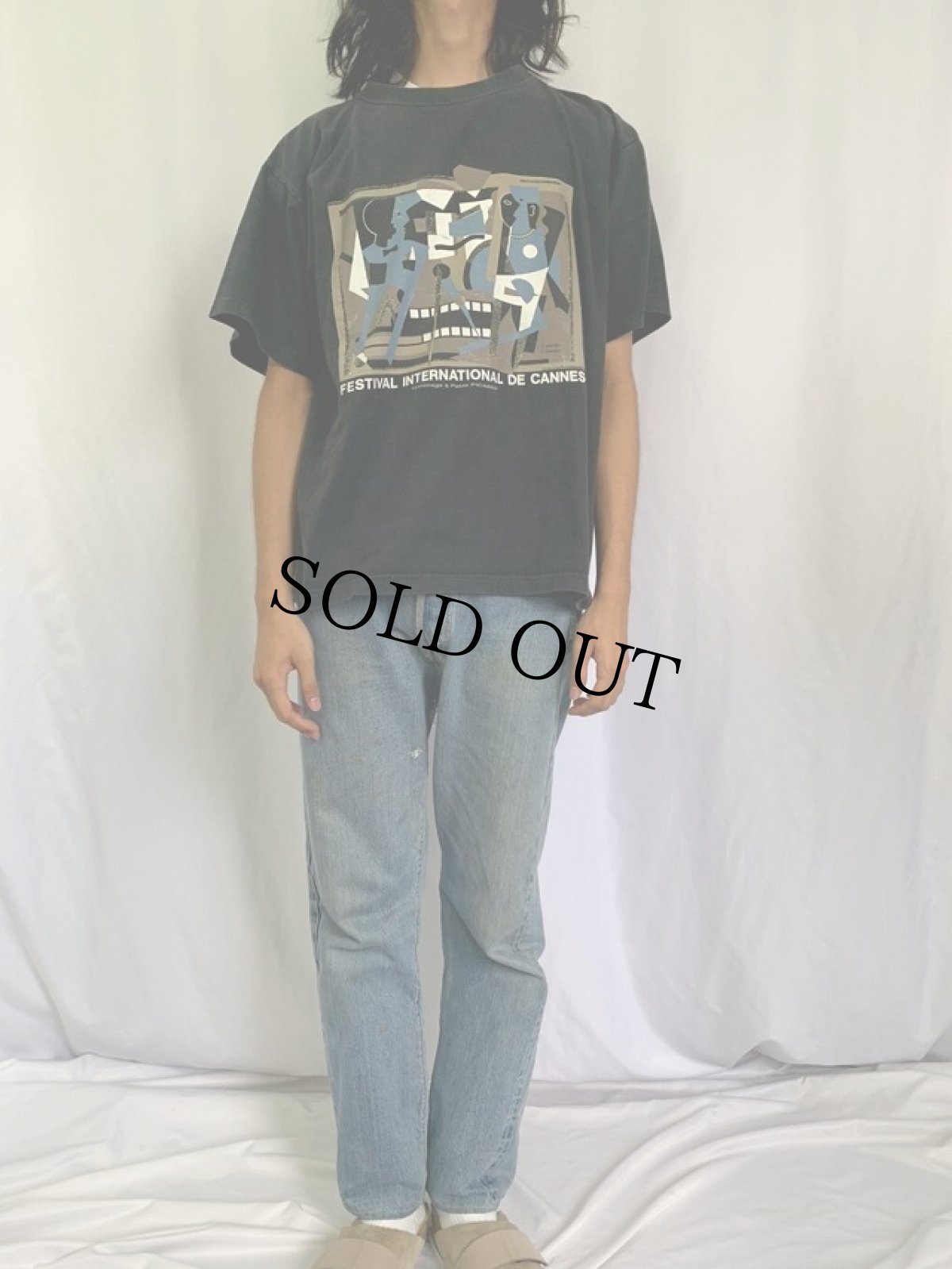 画像2: Pablo Picasso アートプリントTシャツ XL (2)