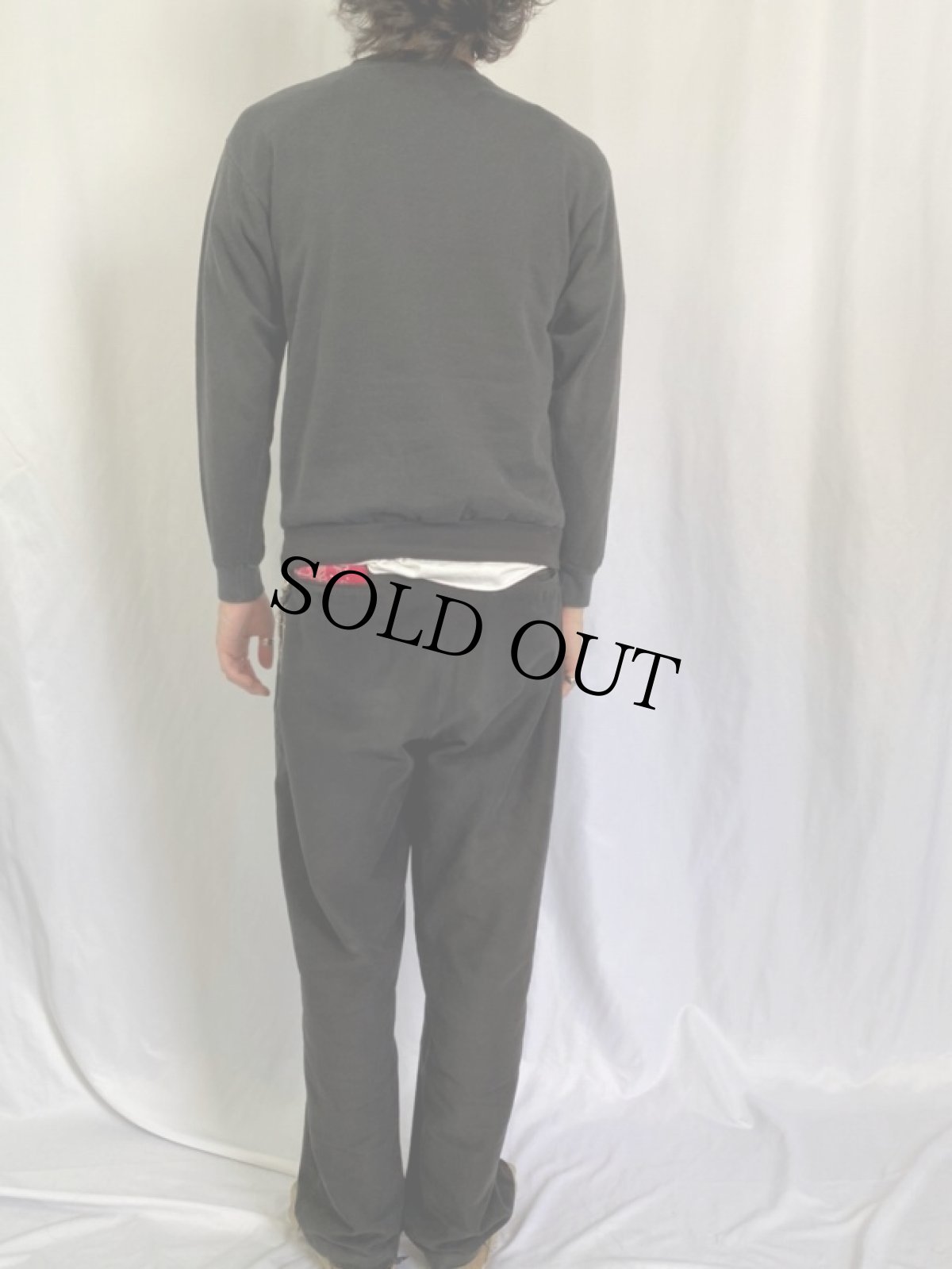 画像4: 90's THE SIMPSONS "Raiders" USA製 パロディ キャラクタースウェット M (4)