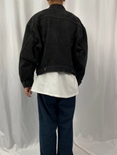 画像4: 90's〜 Levi's 70598-4159 ブラックデニムジャケット M (4)