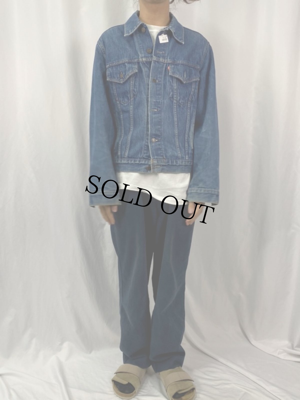 画像2: 90's Levi's 70506-0216 CANADA製 デニムジャケット 42 (2)