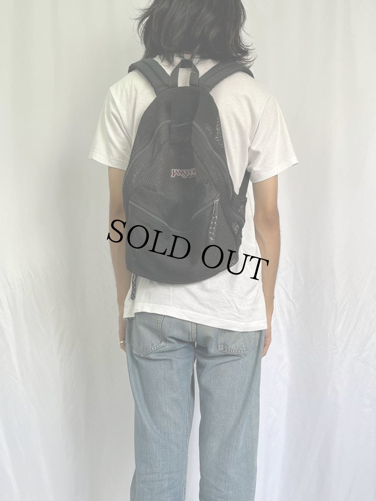 画像2: 90's JANSPORT USA製 メッシュバックパック (2)