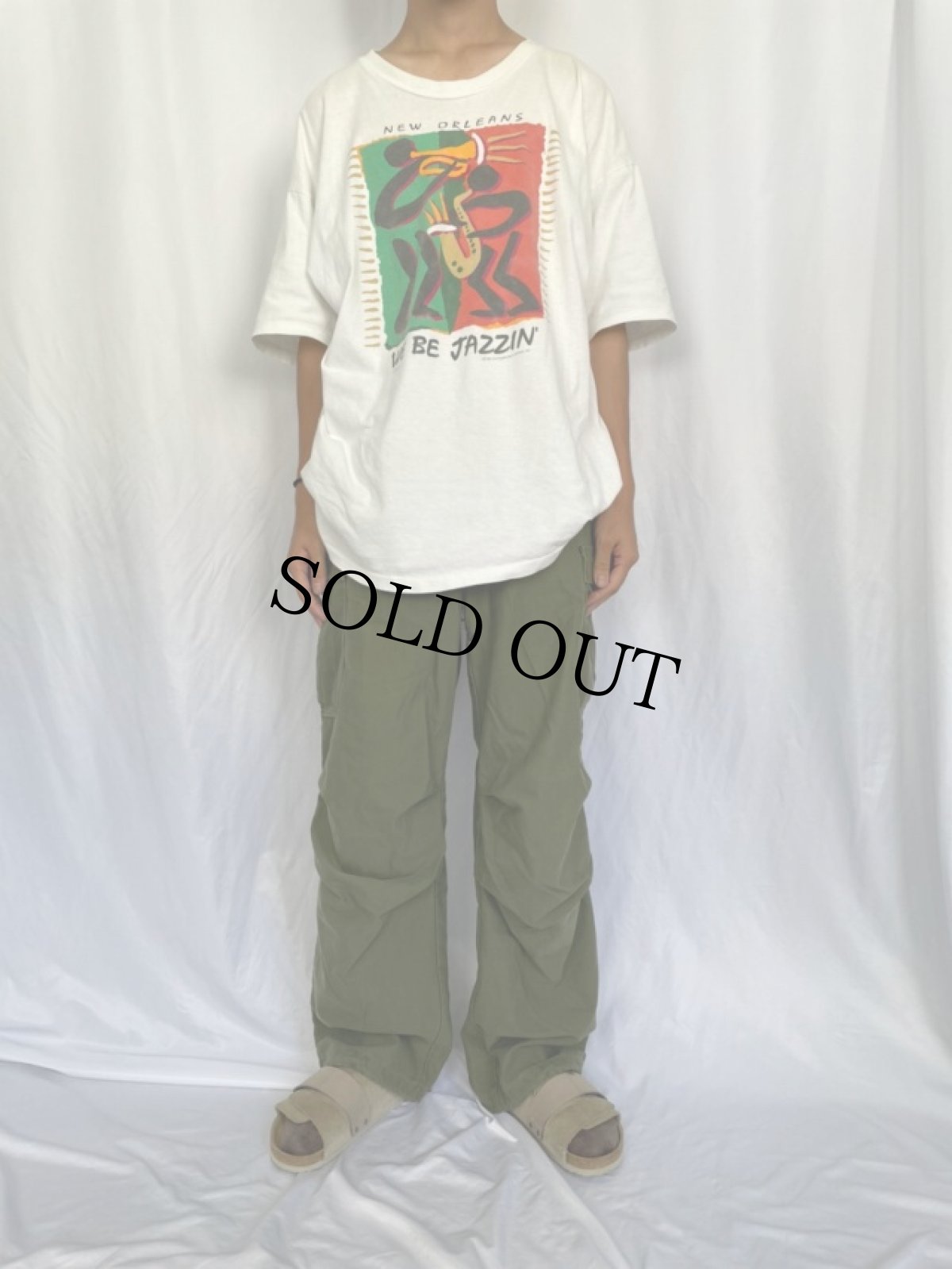 画像2: 70's U.S.MILITARY M-65 フィールドパンツ SMALL-LONG (2)