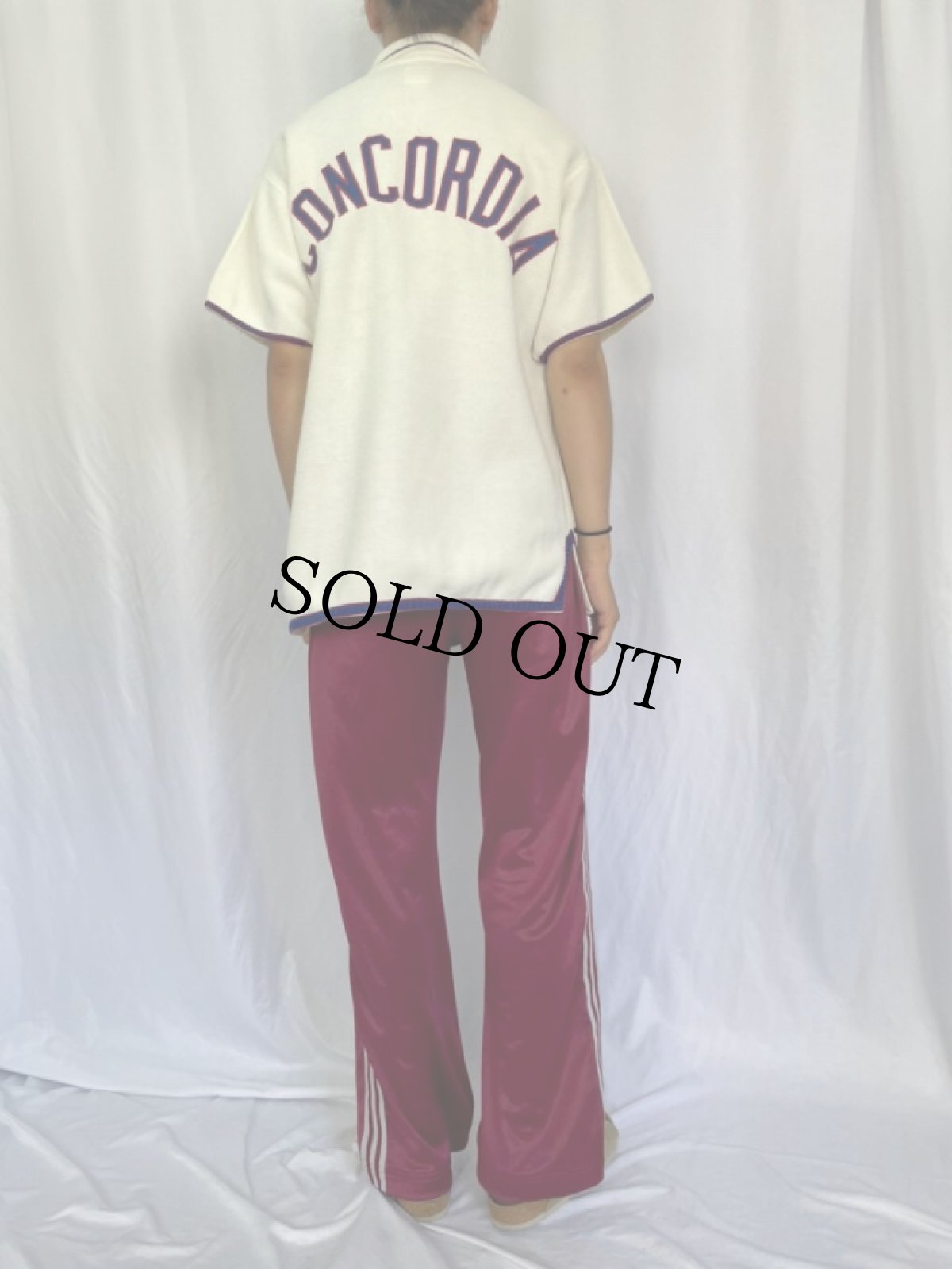 画像5: 50's ATHLETIC SUPPLY 半袖スタジャン 44 (5)