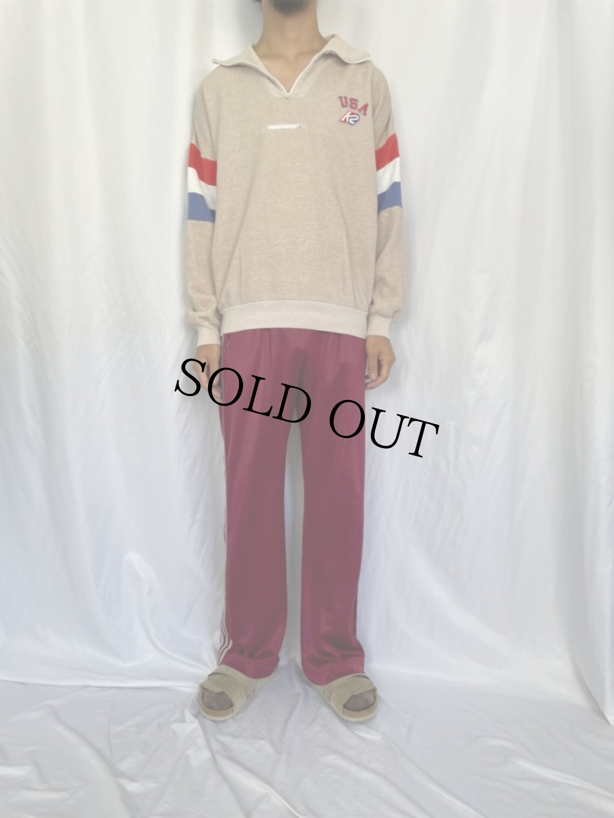 画像2: K2 ハーフジップスウェット XL (2)