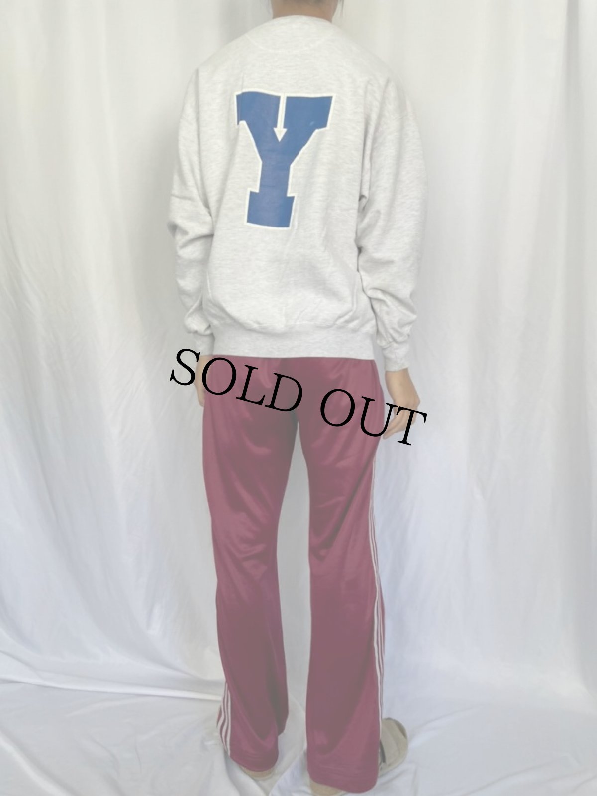 画像4: 90's USA製 "COUGAR SWIMMING" プリントスウェット L (4)