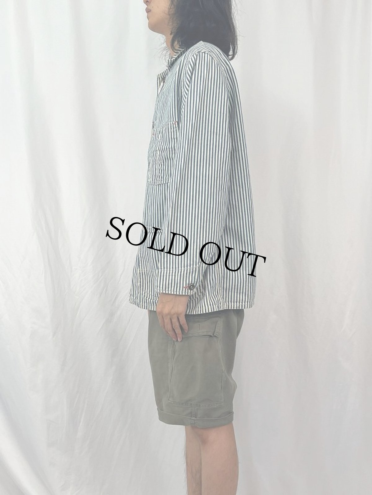 画像3: 70〜80's ヒッコリーストライプ カバーオール (3)