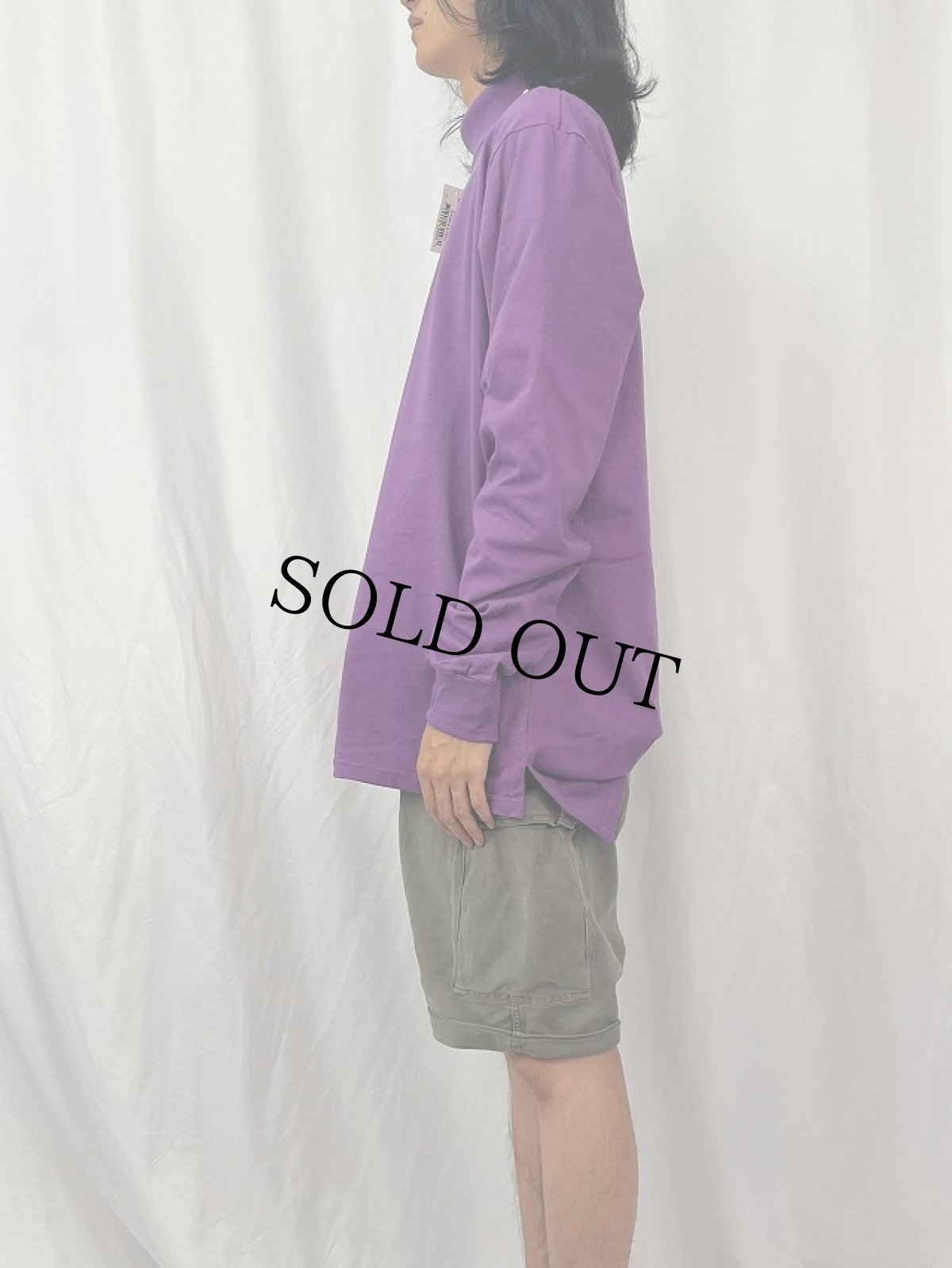 画像3: U.S.NAVY FLIGHT DECK CREWMAN’S タートルネックロンT PURPLE XL DEADSTOCK (3)
