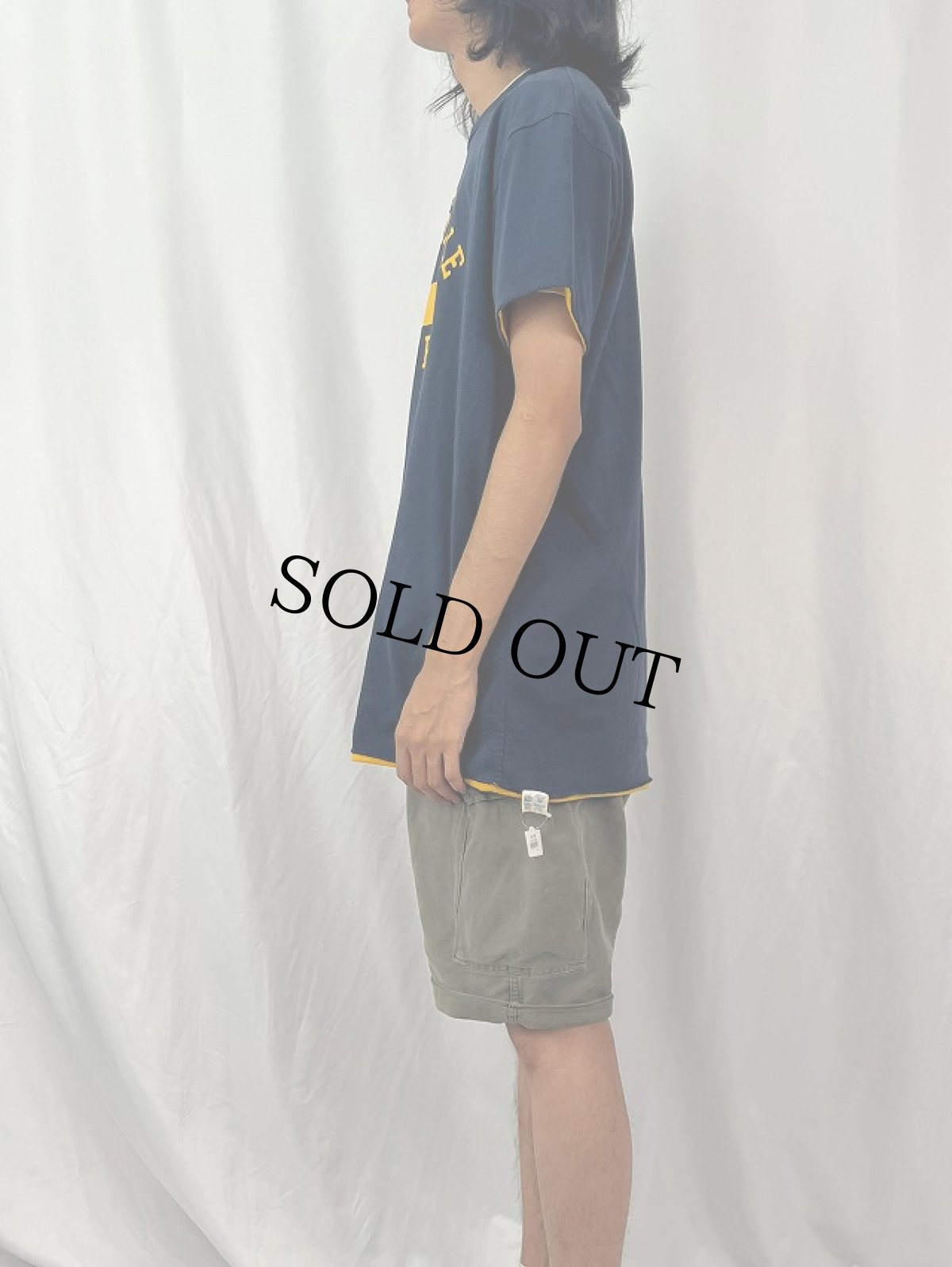 画像4: 80's Champion USA製 トリコタグ "DELASALLE" ダブルフェイス カレッジTシャツ XXL (4)