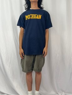 画像2: 80's Champion USA製 トリコタグ "MICHIGAN" カレッジTシャツ XL (2)