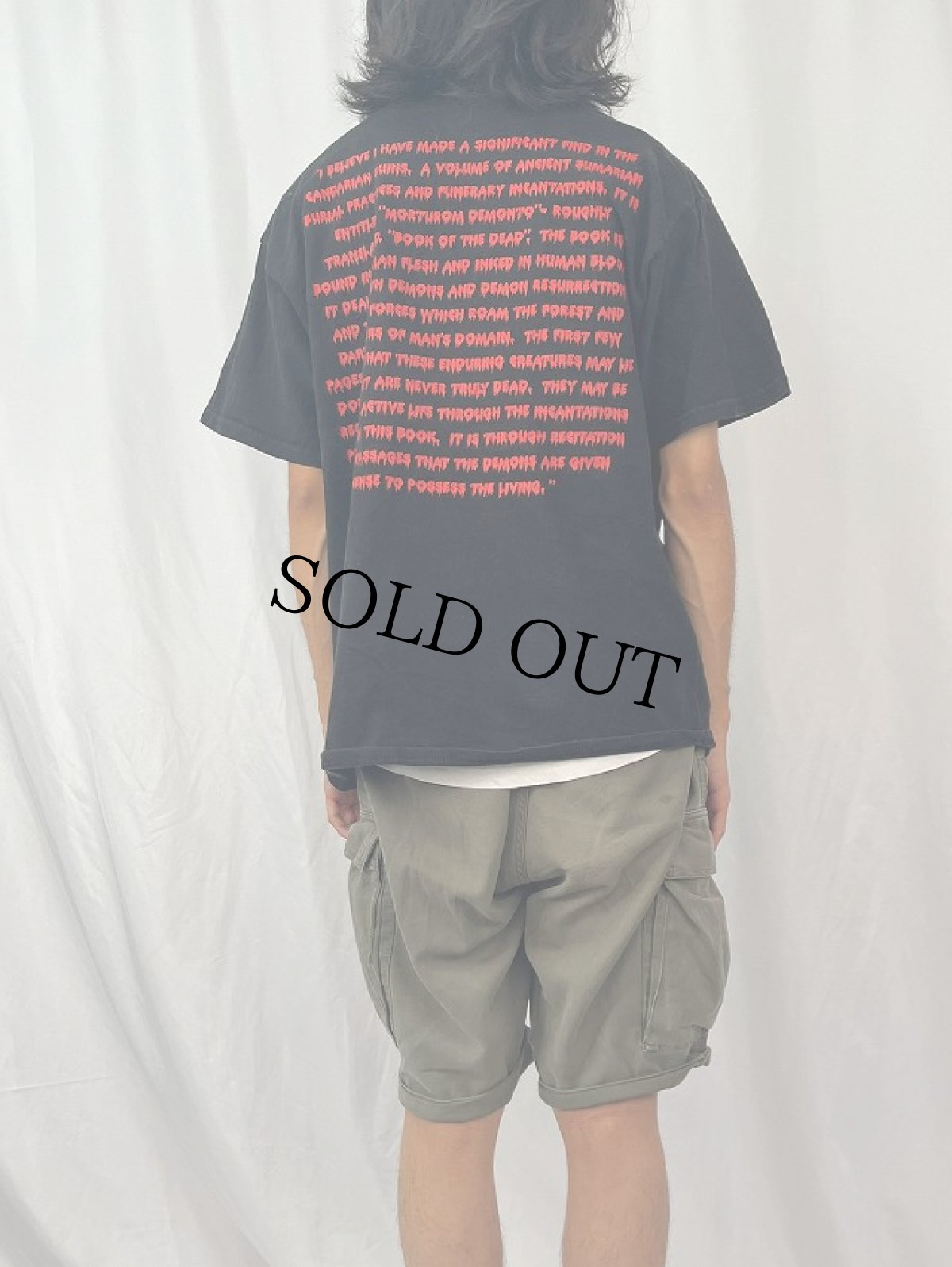 画像4: THE EVIL DEAD ホラー映画プリントTシャツ (4)