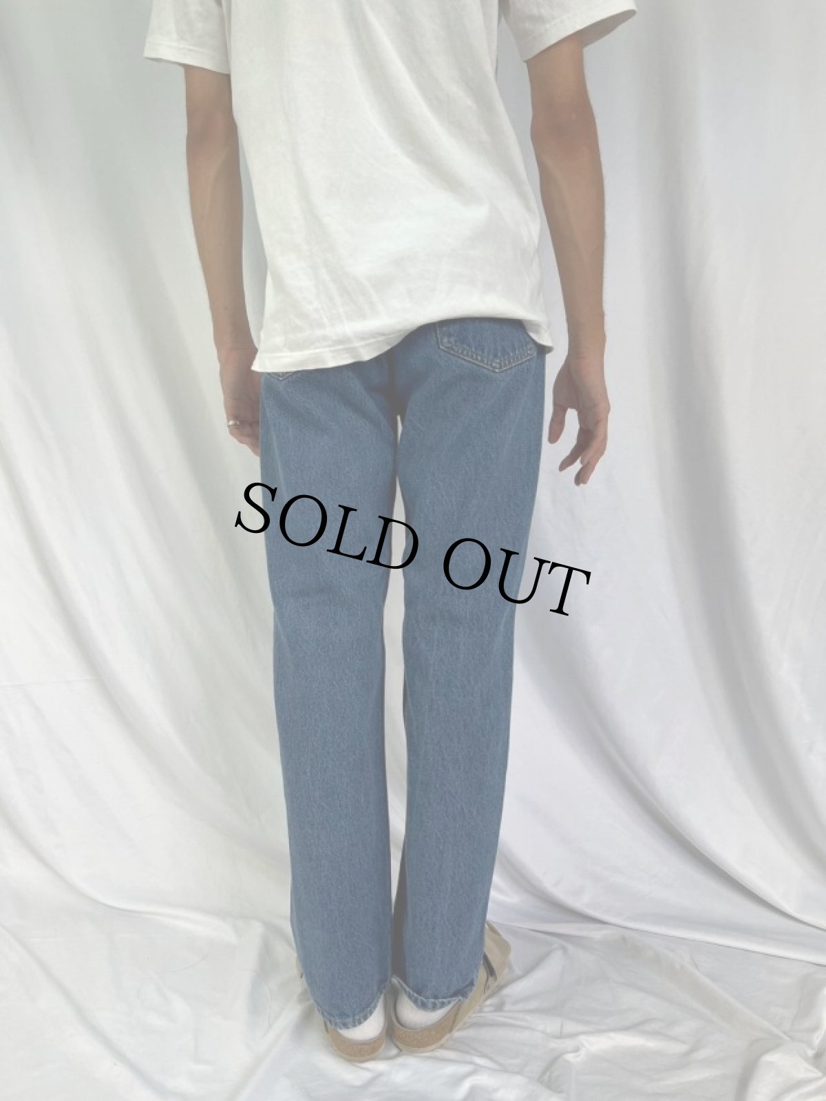 画像4: 80's Levi's 501 USA製 ブランクタブ デニムパンツ W28 (4)