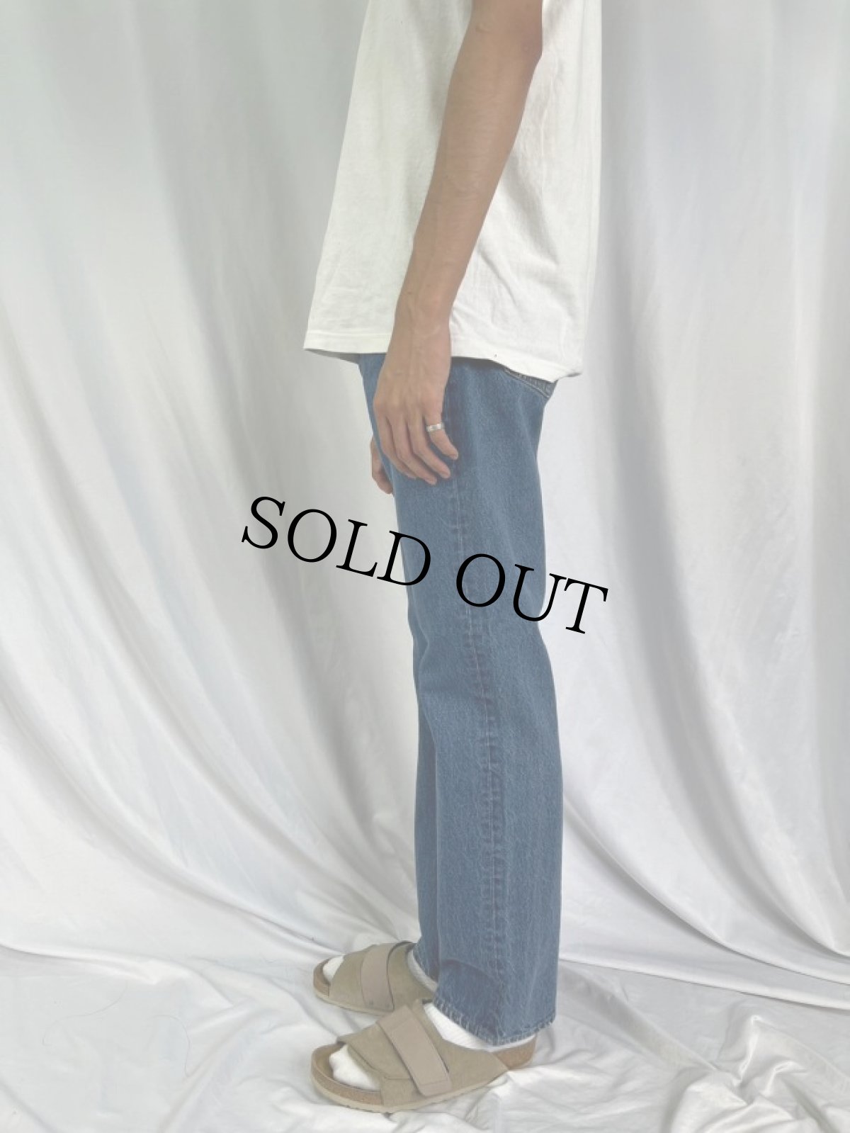 画像3: 80's Levi's 501 USA製 ブランクタブ デニムパンツ W28 (3)