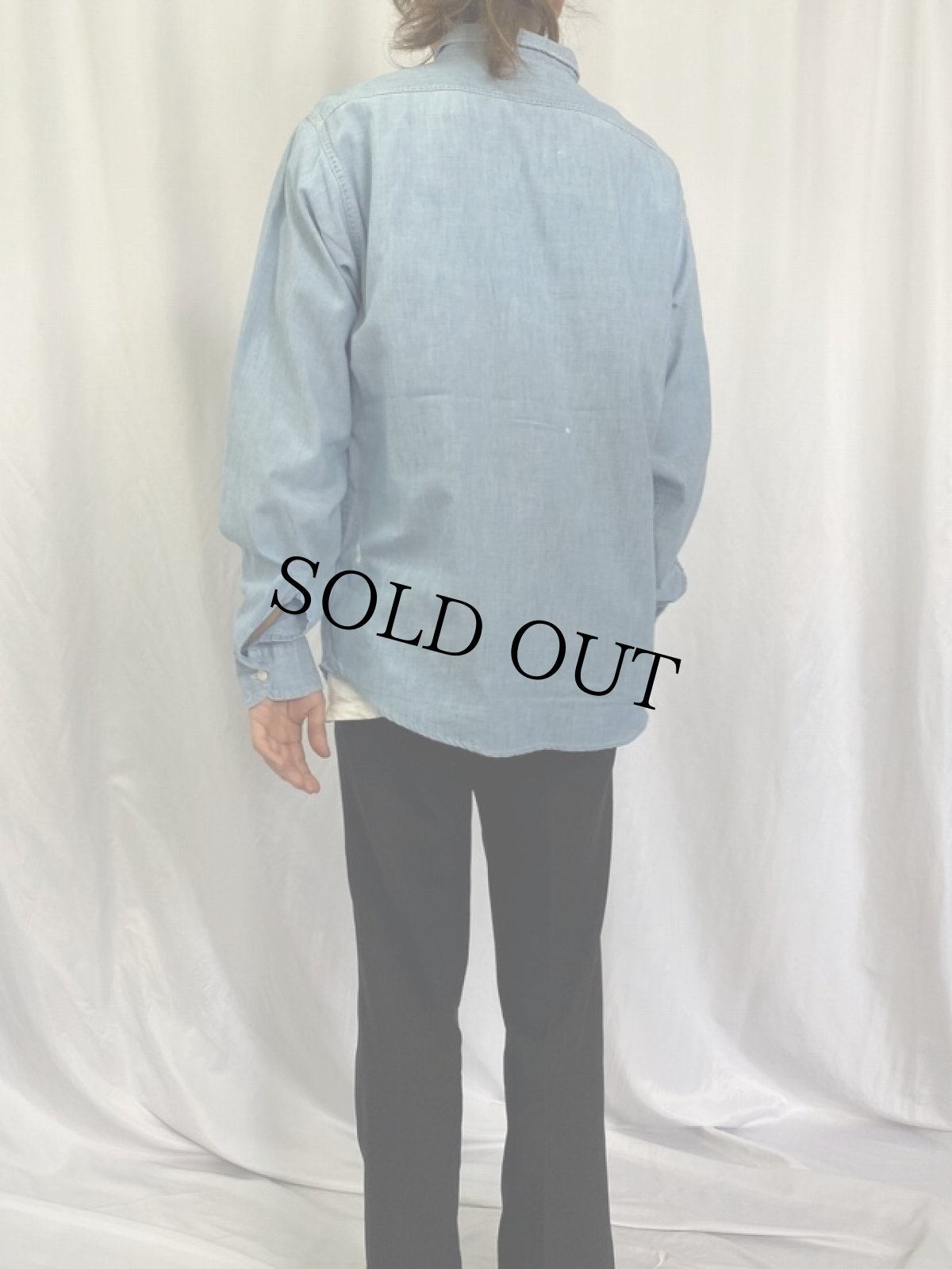 画像4: 50's Old Kentucky SANFORIZED シャンブレーシャツ (4)