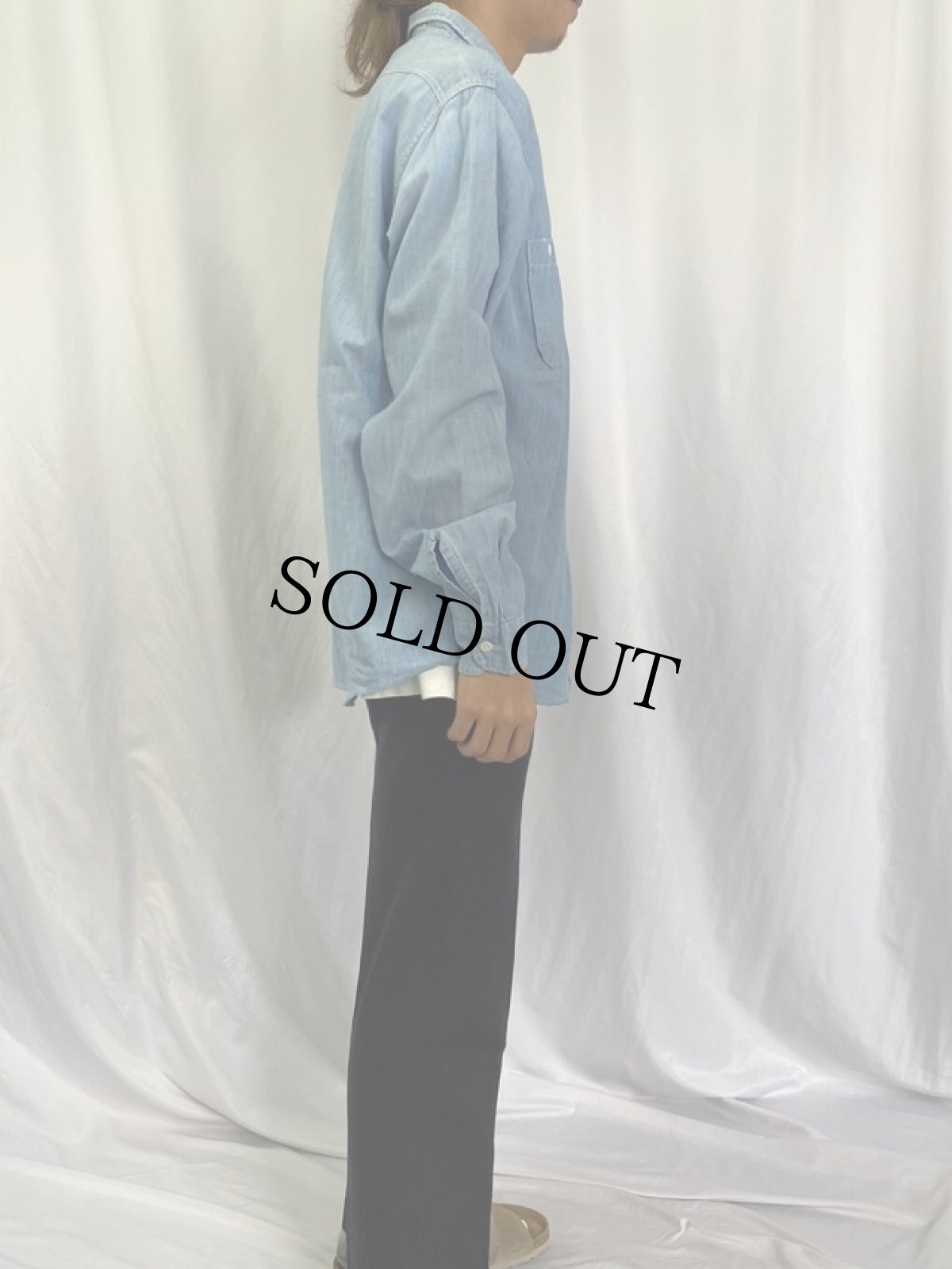 画像3: 50's Old Kentucky SANFORIZED シャンブレーシャツ (3)