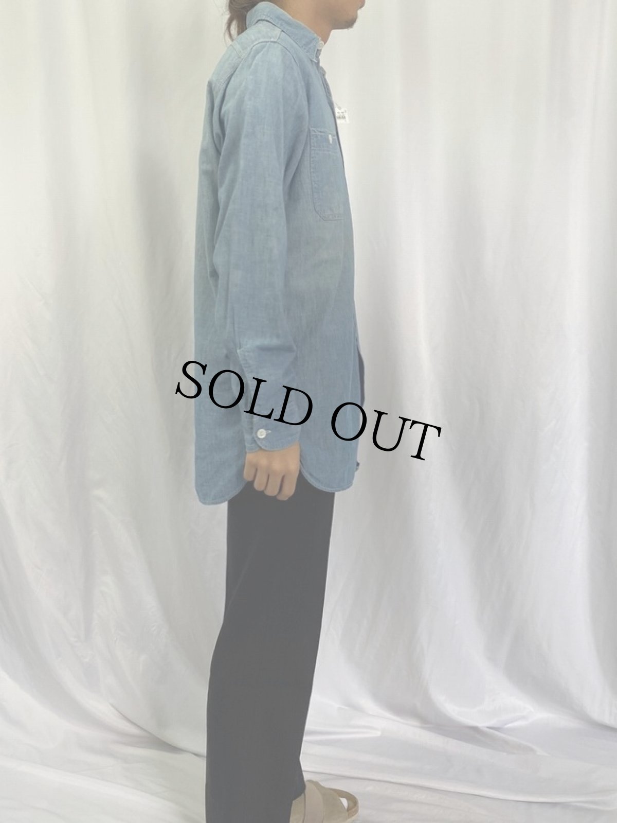 画像3: 〜50's Homesteader SANFORIZED マチ付き シャンブレーシャツ (3)