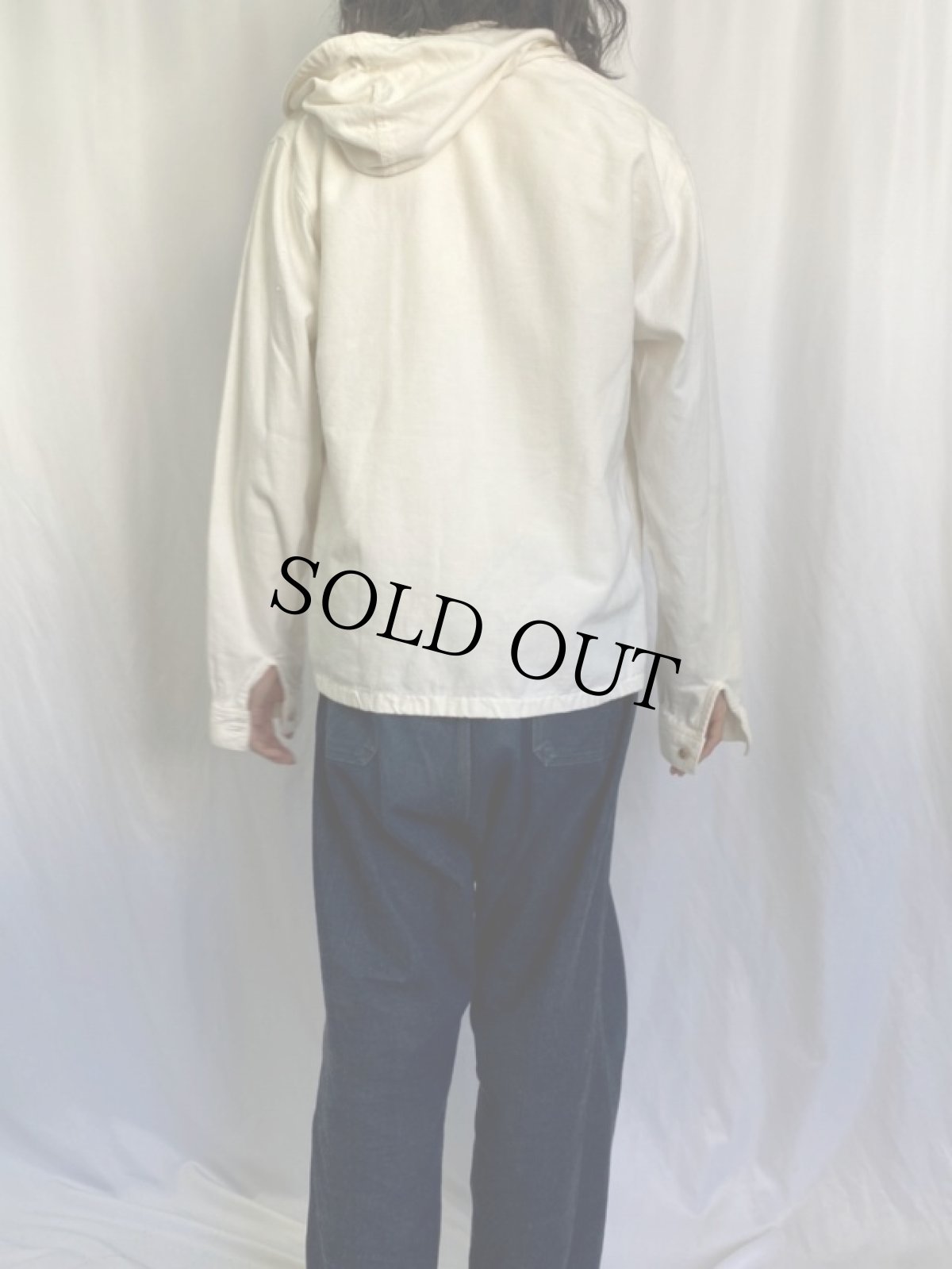 画像4: CINCANO コットンアノラックパーカー L (4)