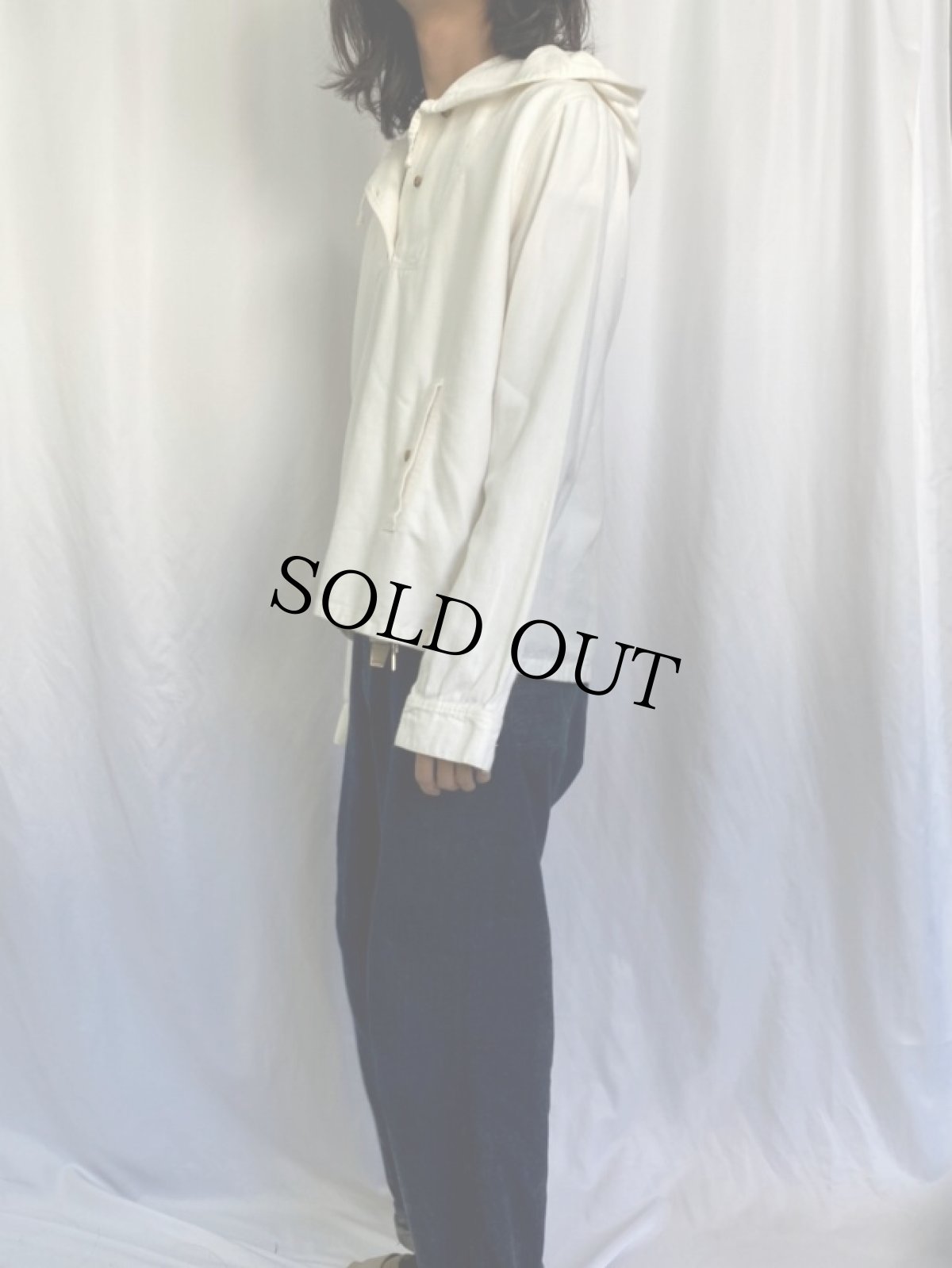 画像3: CINCANO コットンアノラックパーカー L (3)