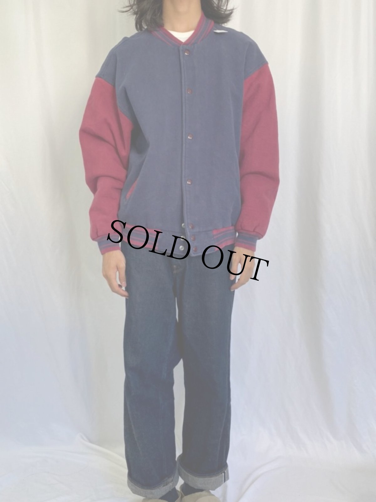 画像2: FRUIT OF THE LOOM スウェットスタジャン XXL (2)