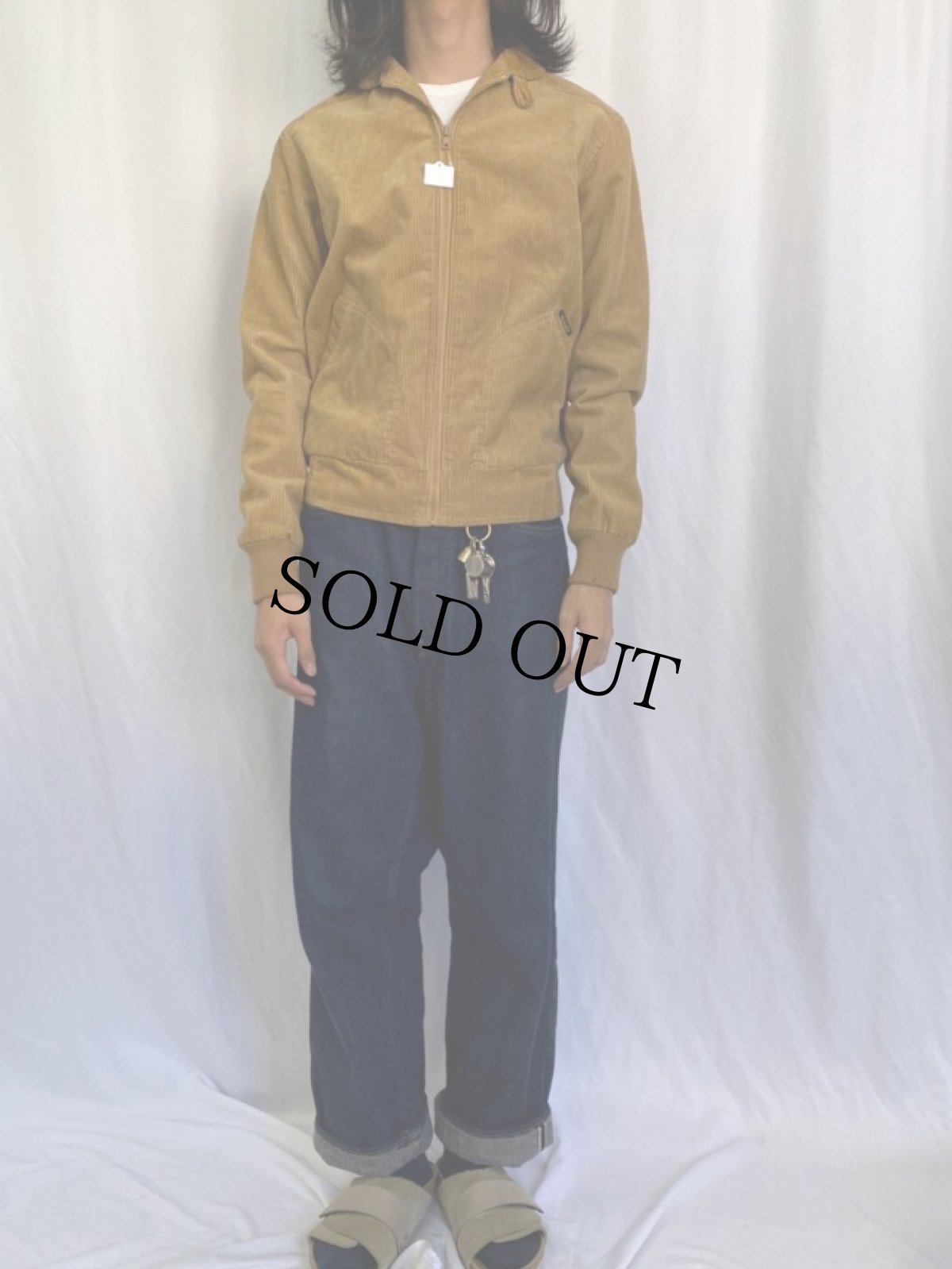 画像2: 70〜80's Wrangler ITALY製 コーデュロイ スウィングトップ S (2)