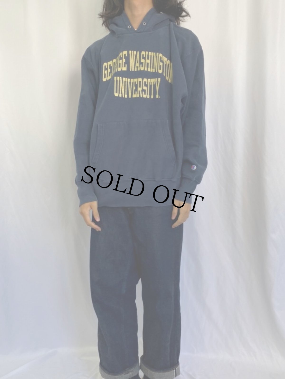 画像2: Champion REVERSE WEAVE "GEORGE WASHINGTON UNIVERSITY" XL (2)