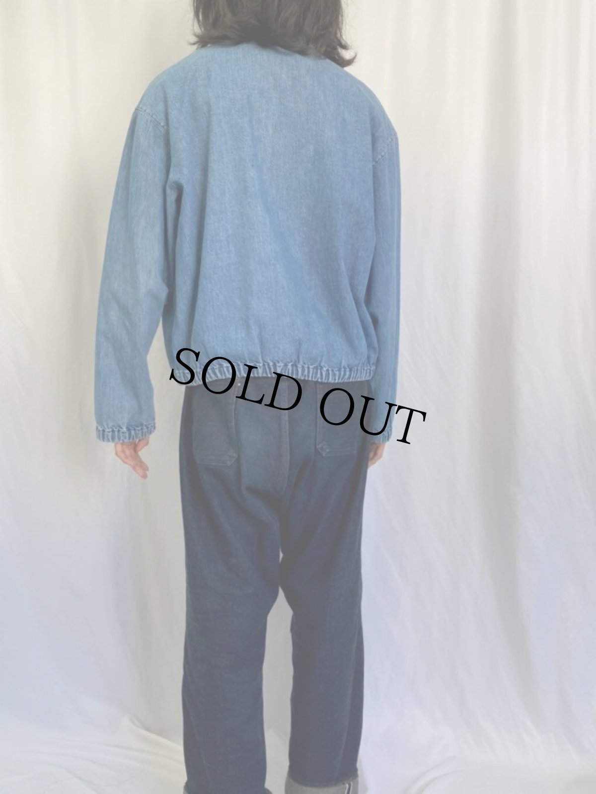 画像4: 90's POLO Ralph Lauren デニムスウィングトップ L (4)